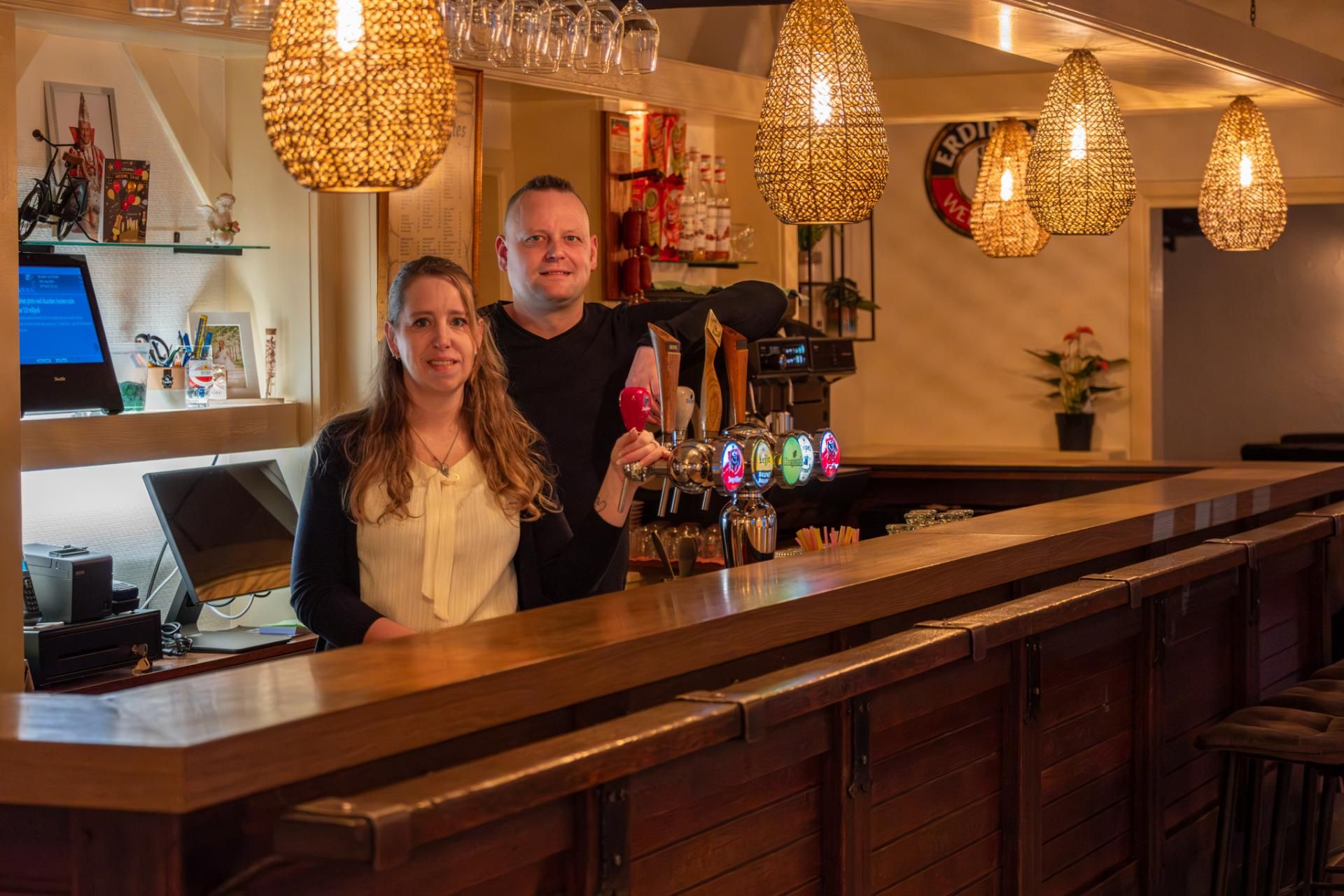 Eigenaren fietscafe de vegtes met de glimlach